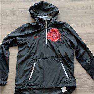 Ohio State rain coat